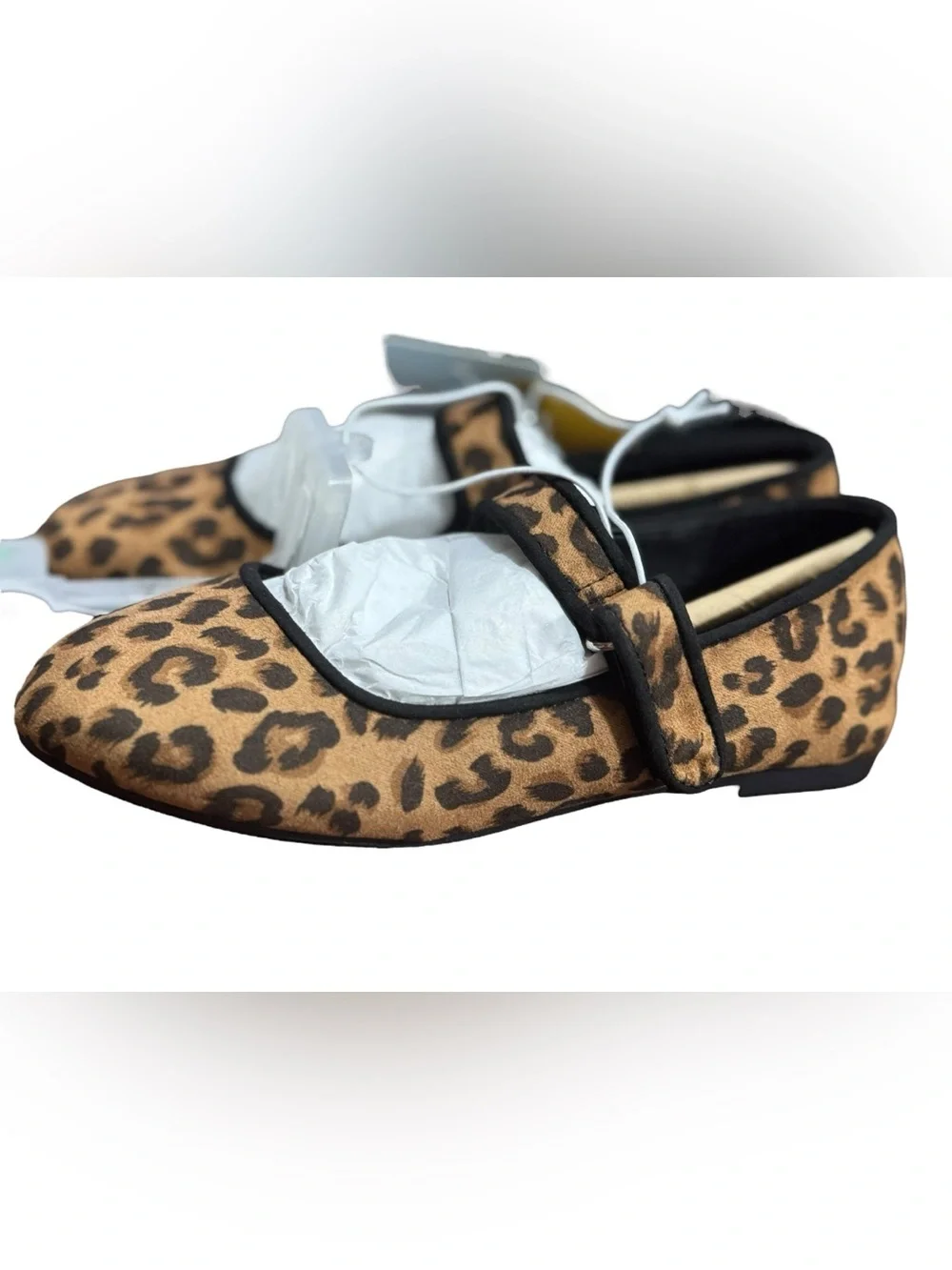 Cat & Jack Toddler Addy Cheetah Print Ballet Flats NWT